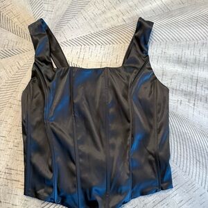 Woman’s Black Corset Top
